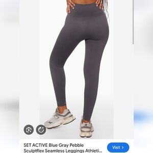 SET Active Gray High-Waist Leggings